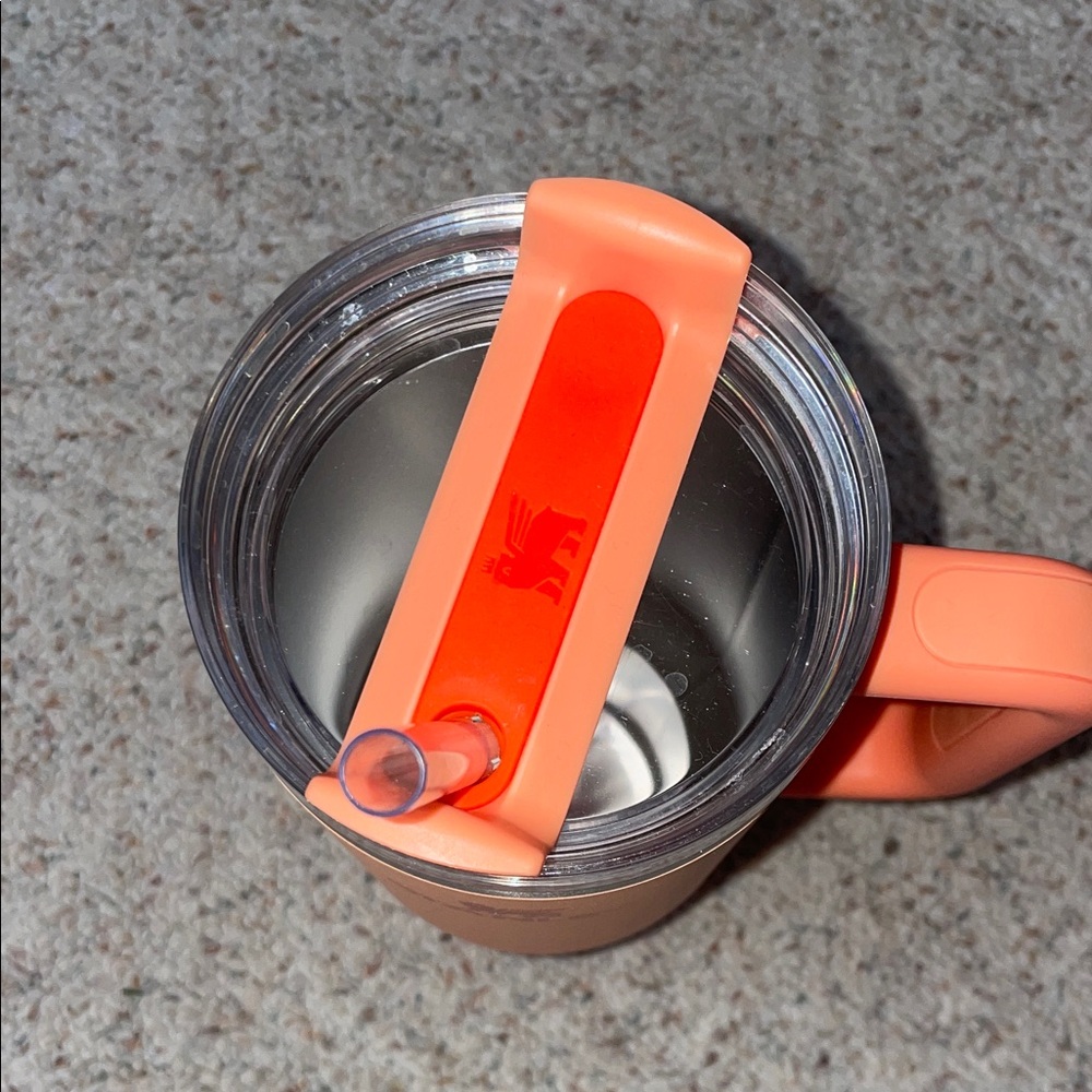 Stanley Coral Travel Tumbler with Handle - Picture 3 of 5
